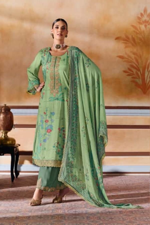 Kimora Fashion Heer Shayri Muslin Ladies Salwar Suit 9902