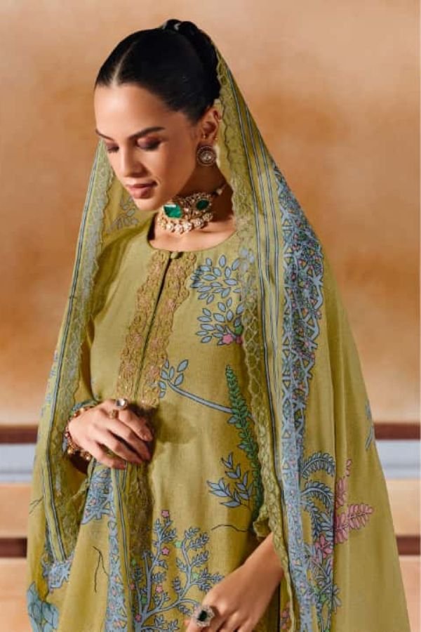 Kimora Fashion Heer Shayri Muslin Ladies Salwar Suit 9904