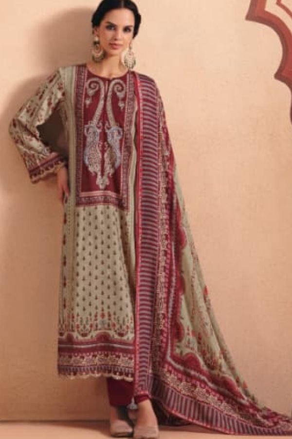 Kimora Fashion Heer Sohni Heritage Muslin Salwar Suit 521