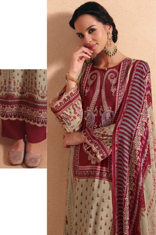 Kimora Fashion Heer Sohni Heritage Muslin Salwar Suit 521