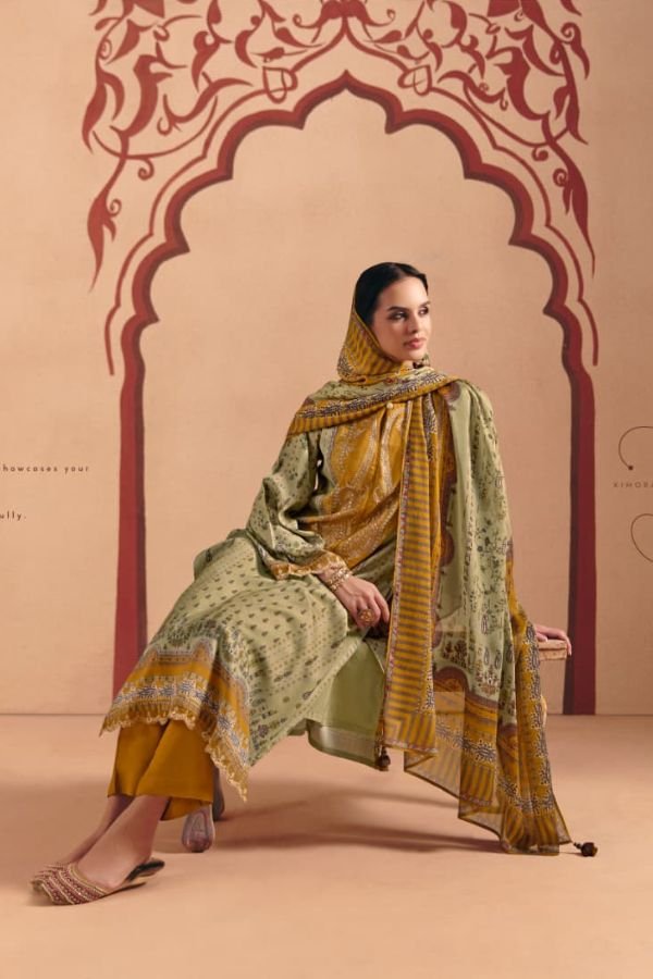 Kimora Fashion Heer Sohni Heritage Muslin Salwar Suit 523