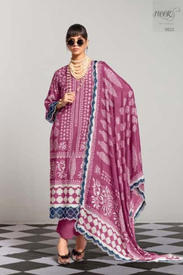 Kimora Fashion Heer Wow Muslin Salwar Suit 9822