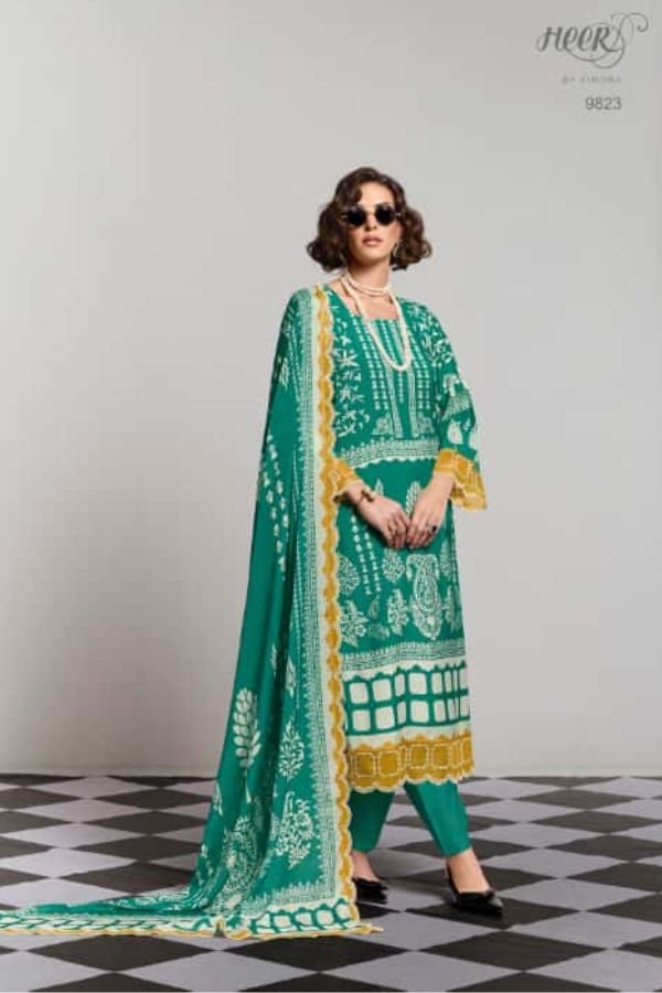 Kimora Fashion Heer Wow Muslin Salwar Suit 9823