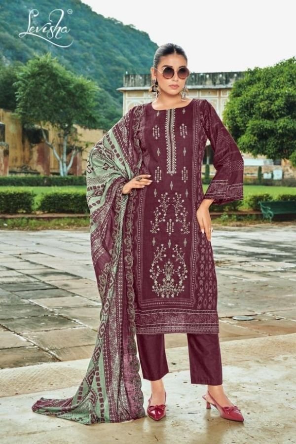 Levisha Binsaeed NX-3 Pakistani Style Ladies Suit 3013