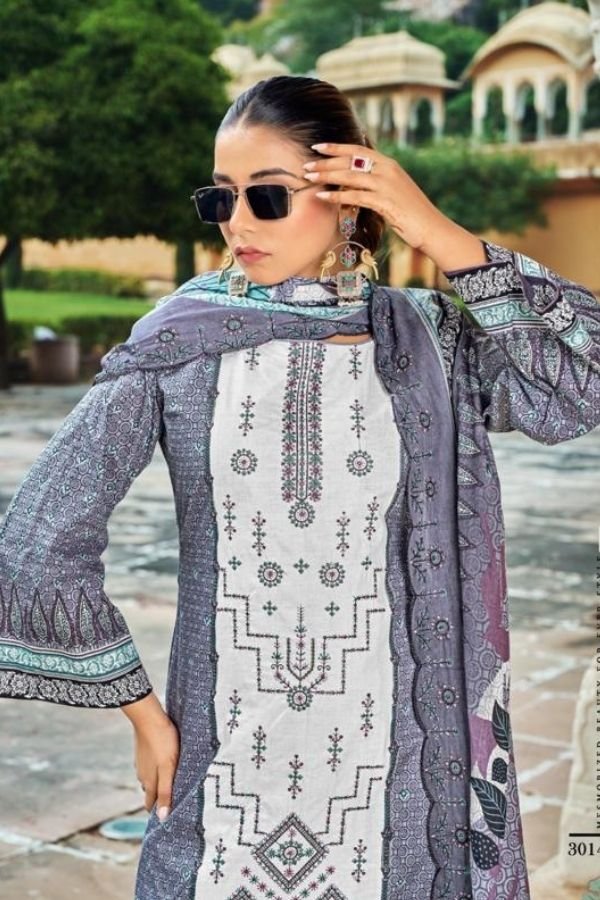 Levisha Binsaeed NX-3 Pakistani Style Ladies Suit 3014