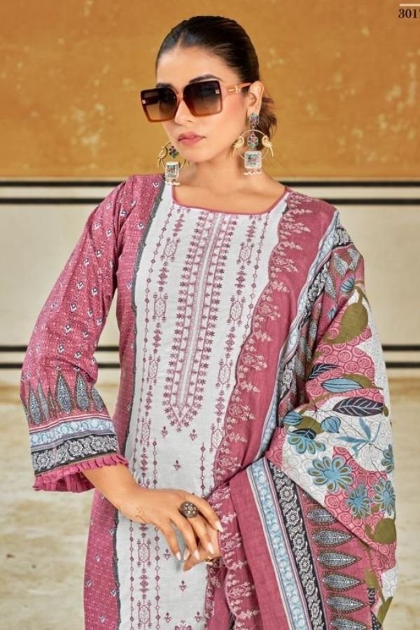 Levisha Binsaeed NX-3 Pakistani Style Ladies Suit 3017
