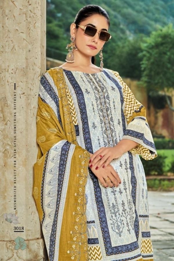Levisha Binsaeed NX-3 Pakistani Style Ladies Suit 3018