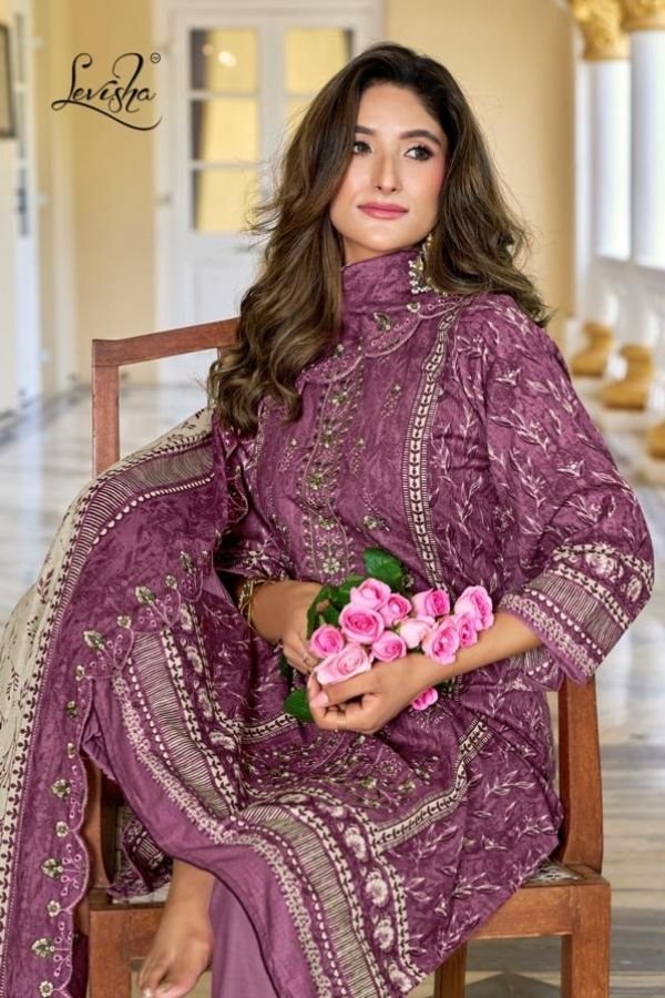 Levisha Madhubala-10 Cotton Pakistani Style Ladies Suit 1013