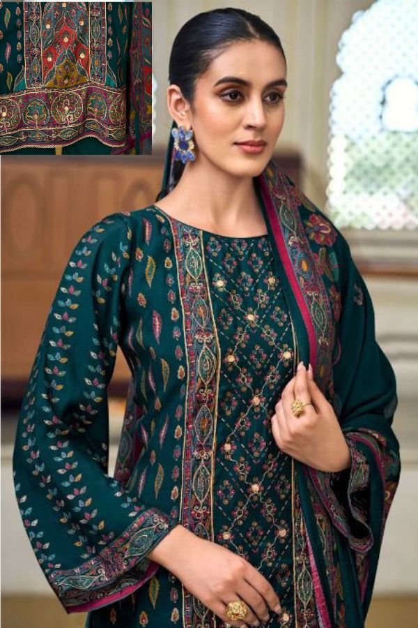 Mumtaz Arts Tanya Muslin Ladies Unstitched Suits 1002