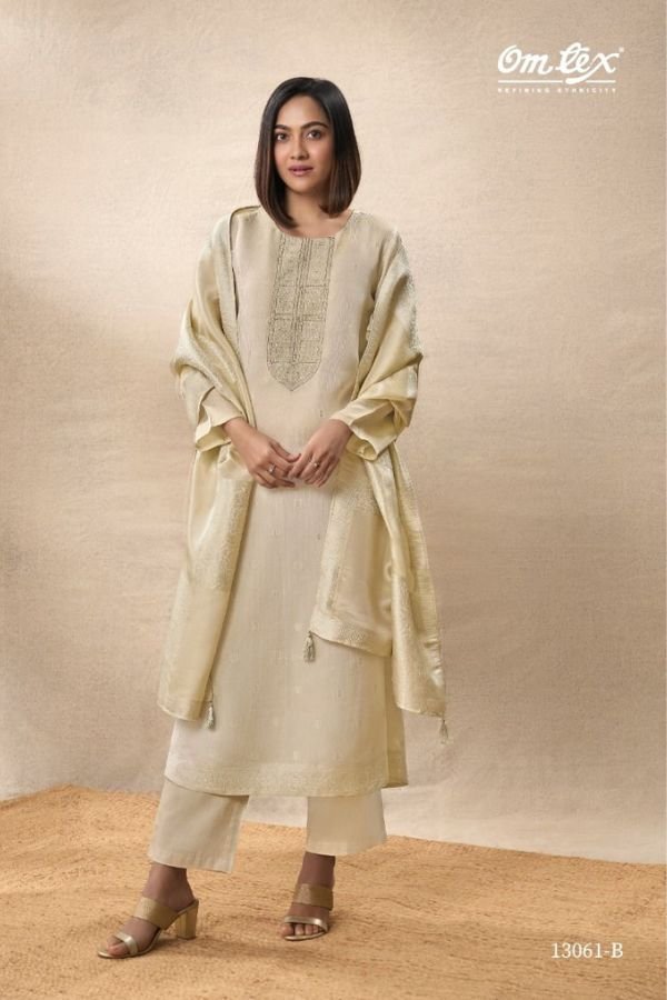 Omtex Akshithi Silk Printed Ladies Salwar Suits 13061-B