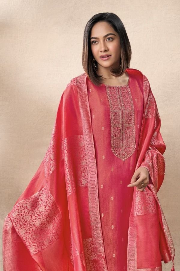 Omtex Akshithi Silk Printed Ladies Salwar Suits 13061-A