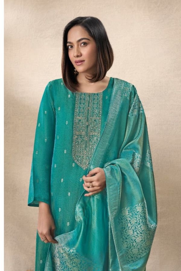 Omtex Akshithi Silk Printed Ladies Salwar Suits 13061-C