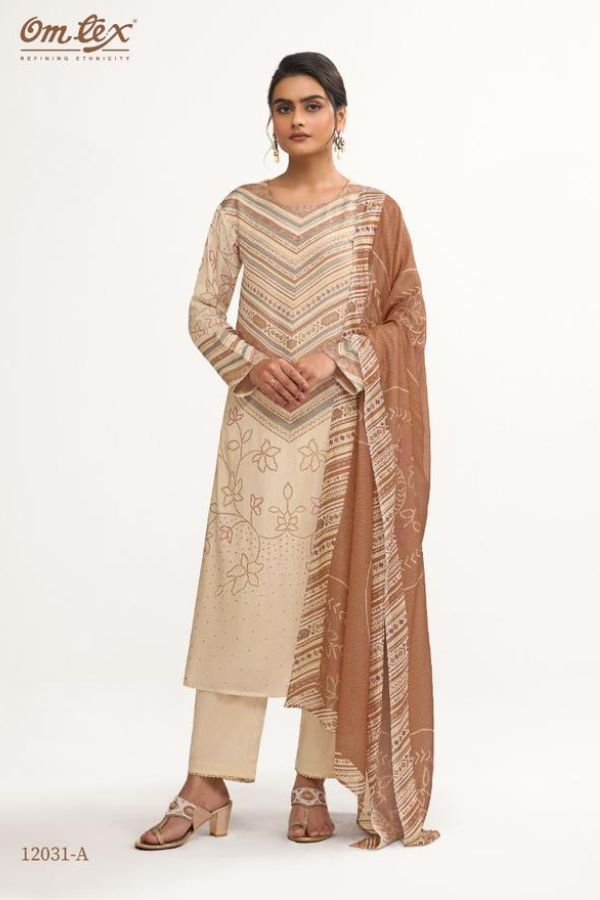 Omtex Anvee Muslin Ladies Salwar Suit 12031-A