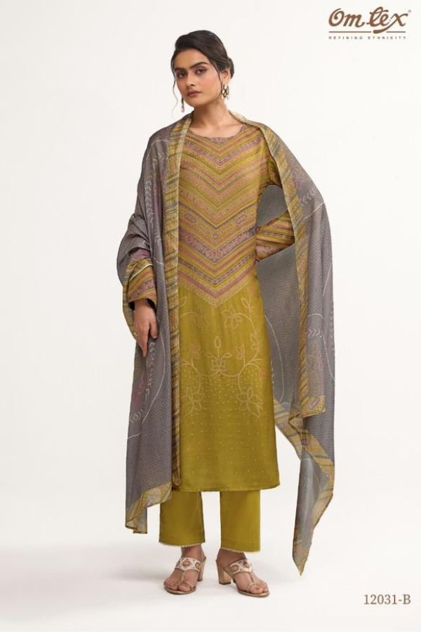 Omtex Anvee Muslin Ladies Salwar Suit 12031-B