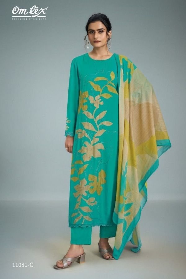 Omtex Sakura Muslin Ladies Salwar Suits 11081-C