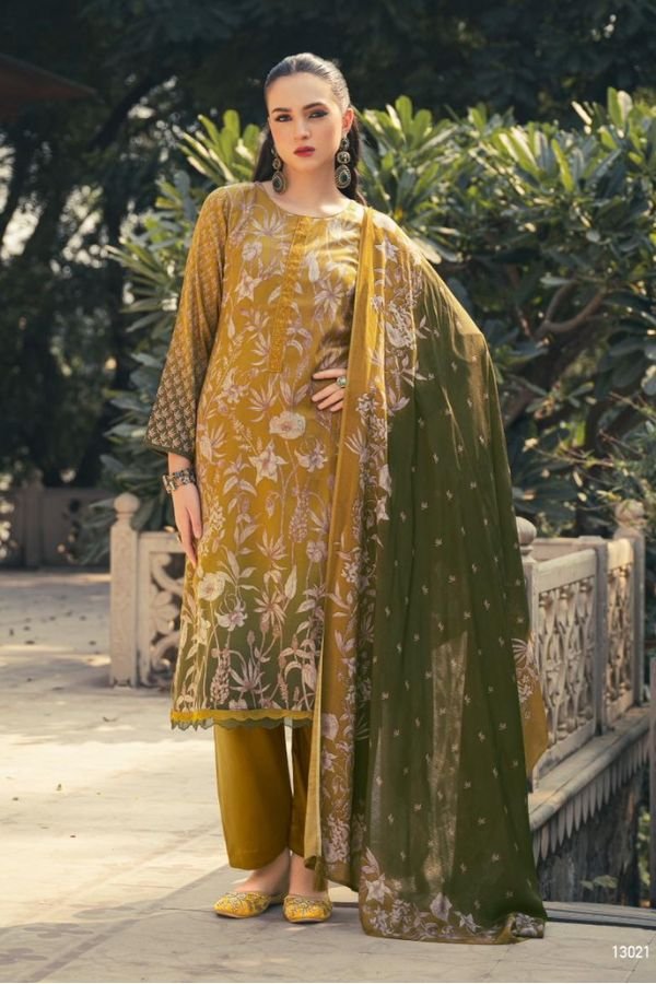 PRM Trendz Flavia Silk Unstitched Salwar Suit 13021