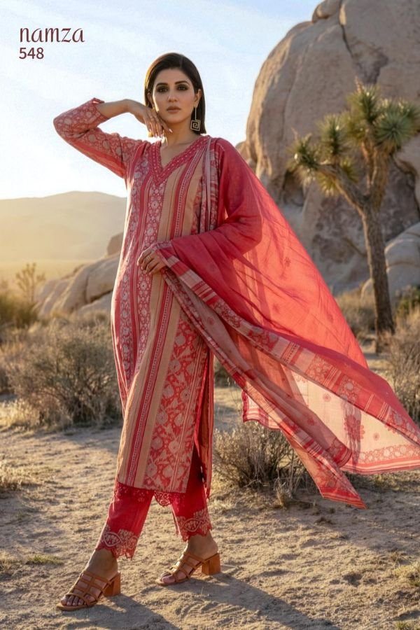 Sahiba Sarg Namza Cotton Ladies Salwar Suit 548