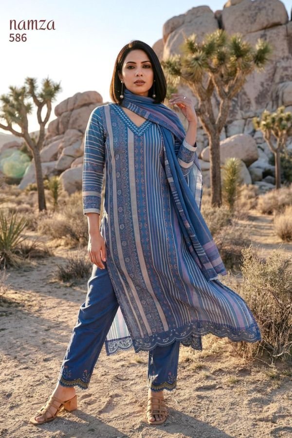 Sahiba Sarg Namza Cotton Ladies Salwar Suit 586