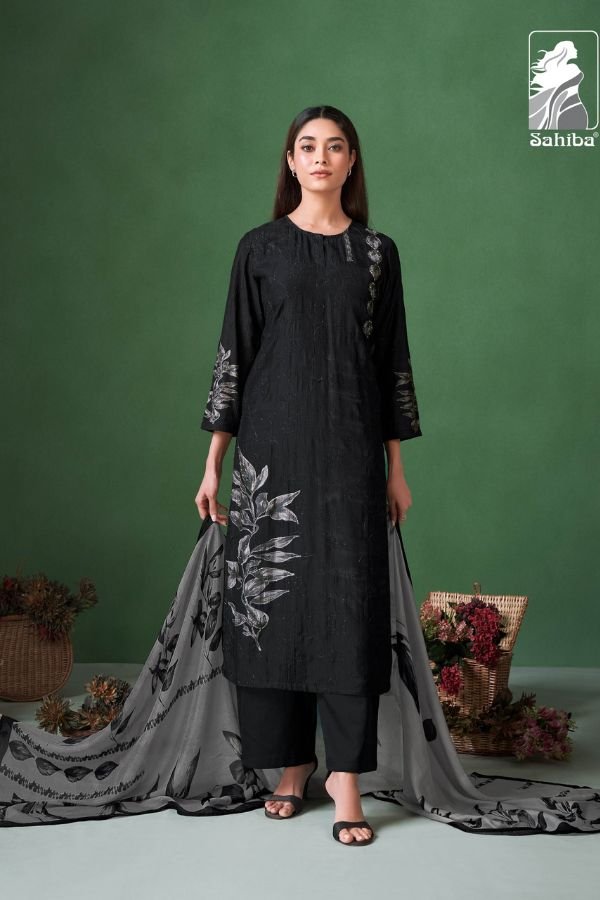 Sahiba Sylvia Muslin Silk Ladies Salwar Suit 972