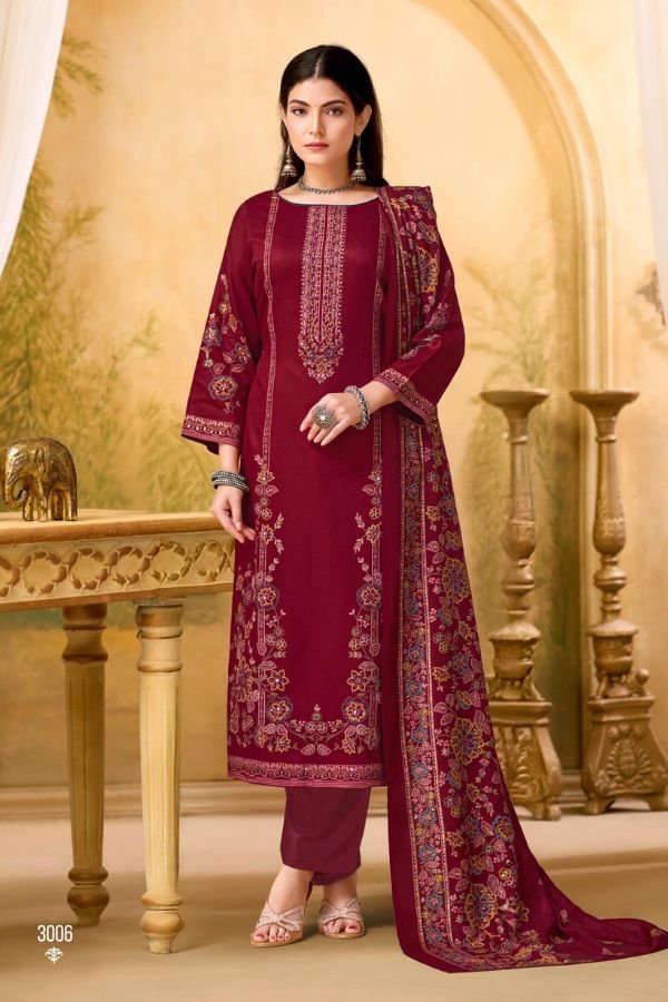Salvi Fashion Safar Vol 3 Silk Ladies Suit 3006