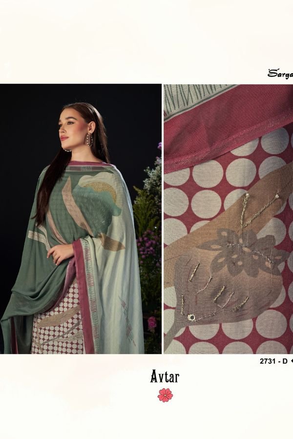 Sargam Prints Avtar Muslin Salwar Suits 2731-D
