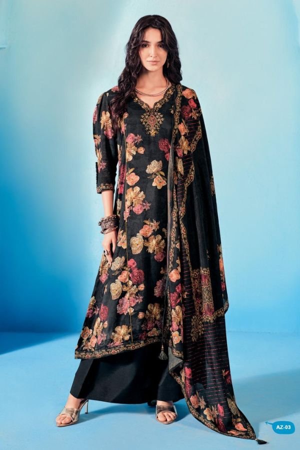 Varsha Fashion Azah Muslin Ladies Salwar Suit AZ-03