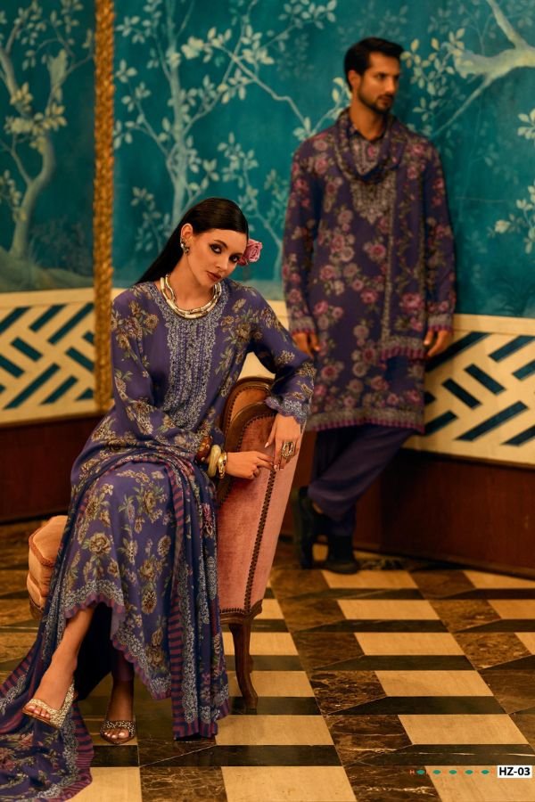 Varsha Fashion Hayzen Muslin Ladies Salwar Suits HZ-03