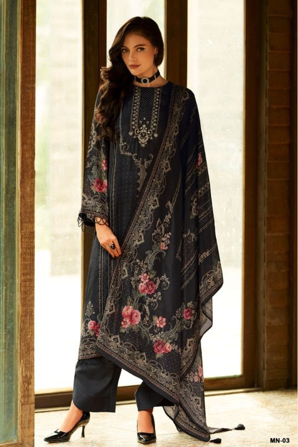 Varsha Fashion Mian Modal Satin Salwar Suits MN-03