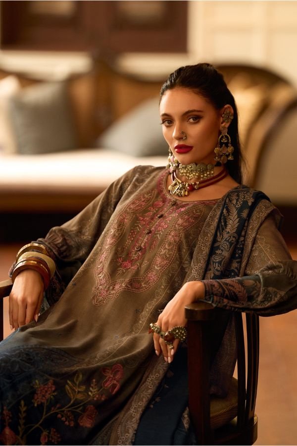 Varsha Fashion Roseombre Muslin Ladies Salwar Suit RO-04