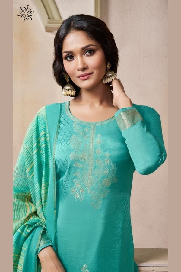 Vinay Fashion Kuleesh Navya 4 Ladies Partywear Suit 74763