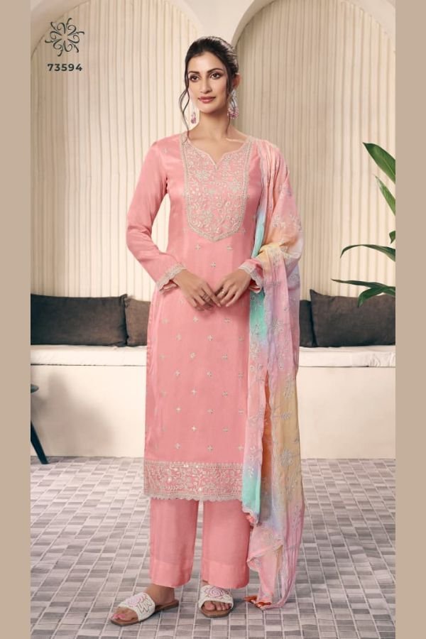 Vinay Fashion Kuleesh Ombre Silk Salwar Suit 73594
