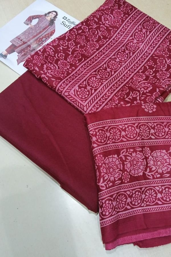 Zulfat Designer Studio Sufi Pashmina Salwar Suit 695-002