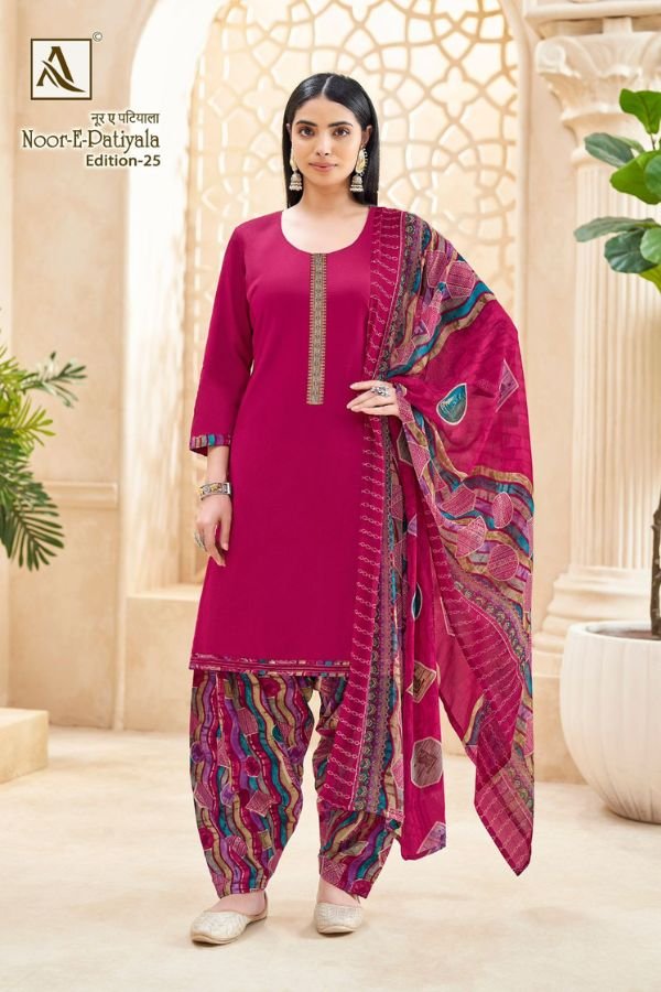 Alok Suit Noor E Patiyala Pure Zam Suit H-2147-961-002