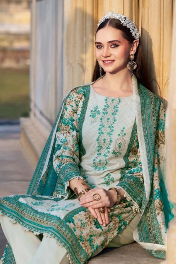 Belliza Designer Studio Bin Saeed 11 Cotton Suits 943-004 Belliza Designer Studio Bin Saeed 11 Cotton Suits 943-004