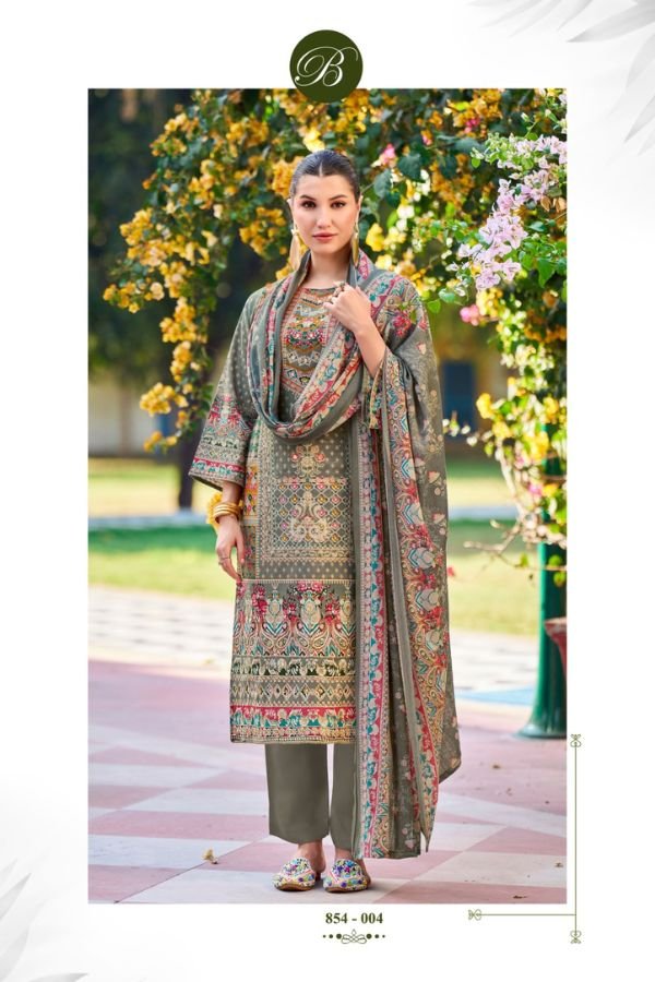 Belliza Designer Studio Haseen Cotton Salwar Suit 854-004