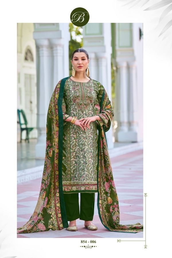 Belliza Designer Studio Haseen Cotton Salwar Suit 854-006