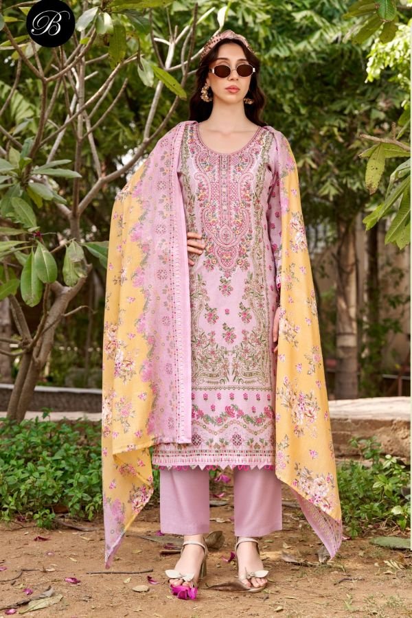 Belliza Designer Studio Naira Vol-130 Cotton Suits 946-005