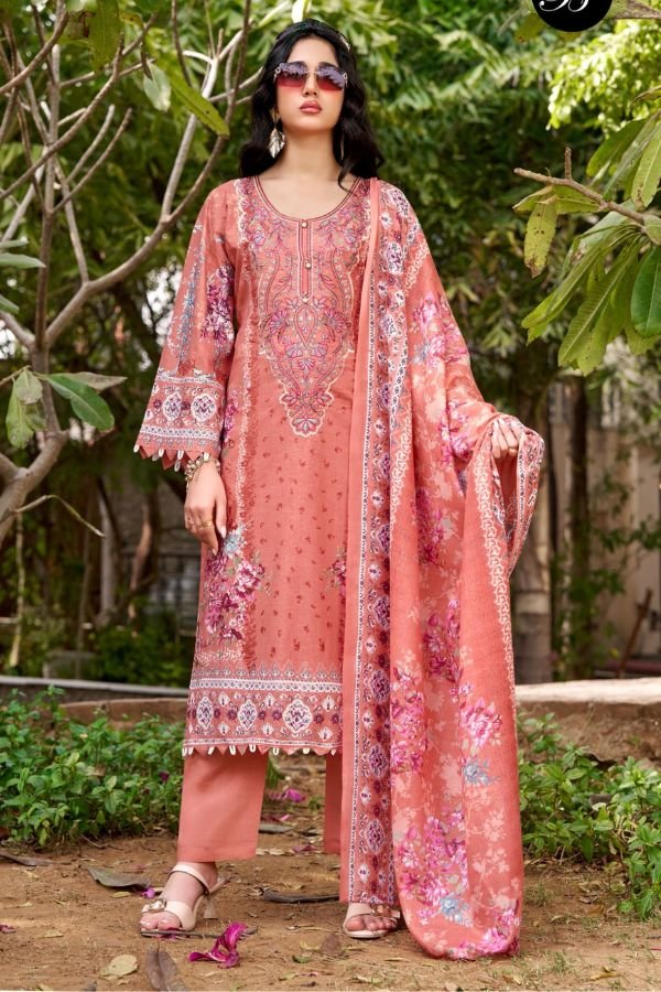 Belliza Designer Studio Naira Vol-130 Cotton Suits 946-008