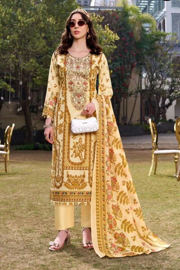 Belliza Designer Studio Naira Vol-130 Cotton Suits 946-007