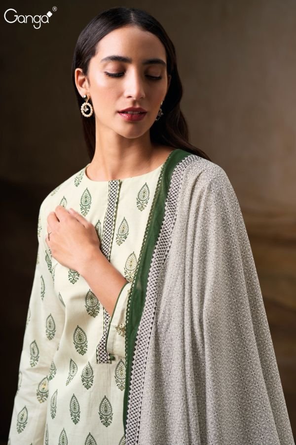 Ganga Fashion Avenlea S3638 Cotton Ladies Suit S3638-B