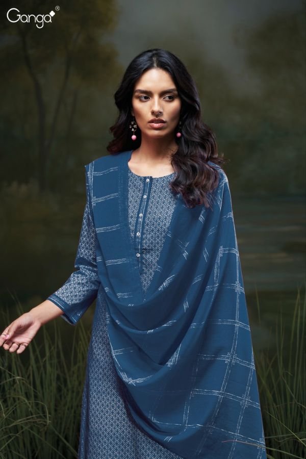 Ganga Fashion Bhanavi S3677 Cotton Ladies Suits S3677-A