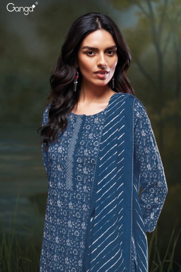 Ganga Fashion Bhanavi S3677 Cotton Ladies Suits S3677-C