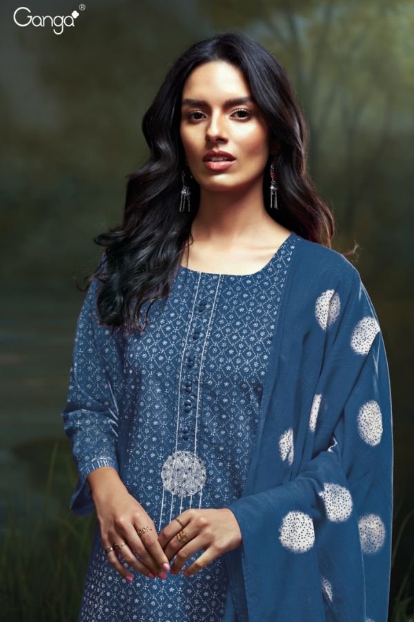 Ganga Fashion Bhanavi S3677 Cotton Ladies Suits S3677-D