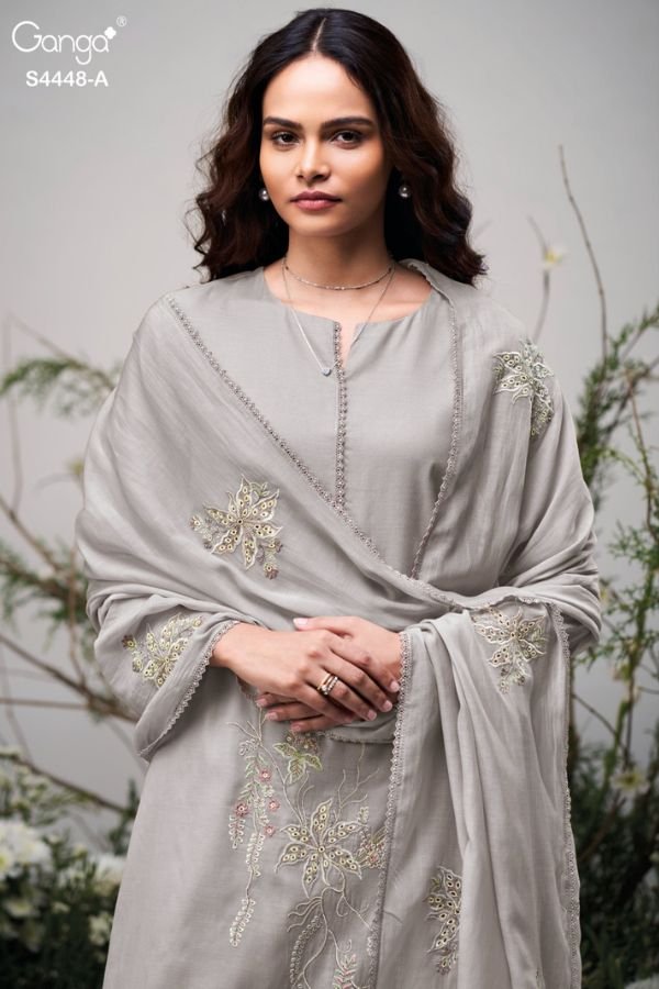 Ganga Fashion Cireen S4448 Mul Ladies Suit S4448-A