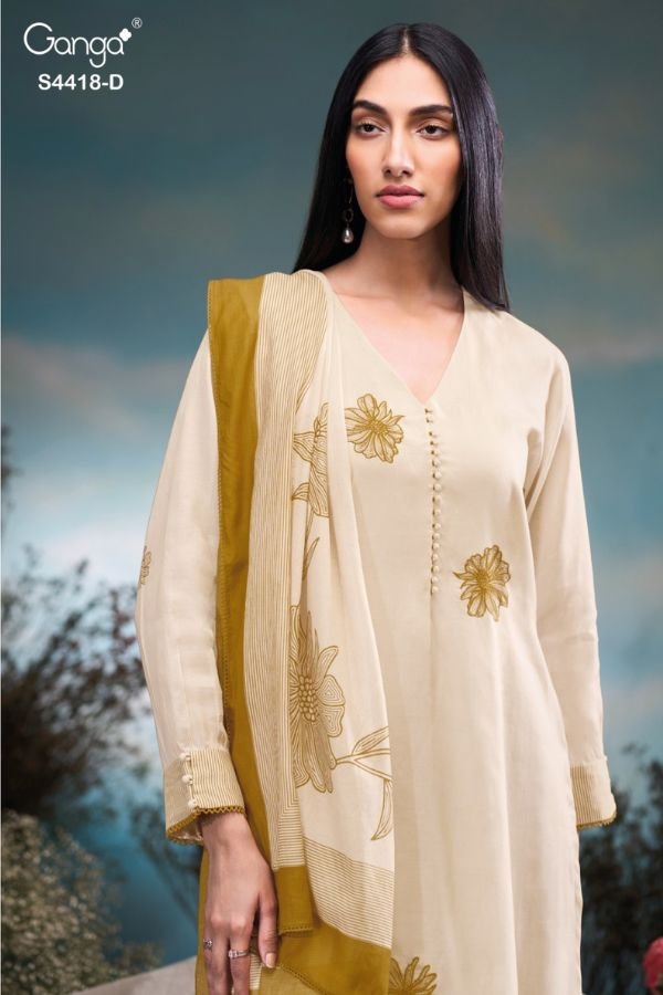 Ganga Fashion Dessa S4418 Mul Ladies Suit S4418-D