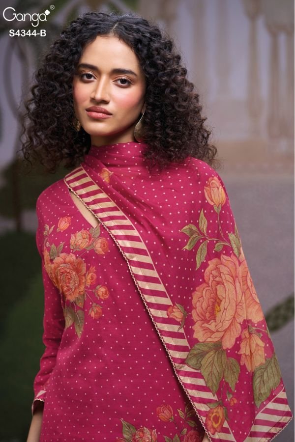 Ganga Fashion Elaris S4344 Mal Salwar Suits S4344-B