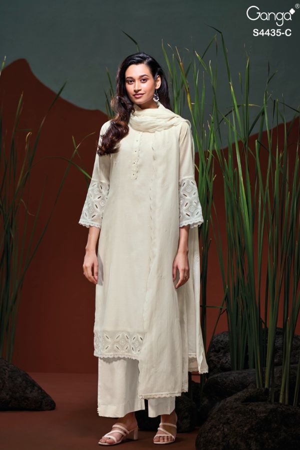 Ganga Fashion Erazya S4435 Mul Ladies Suit S4435-C