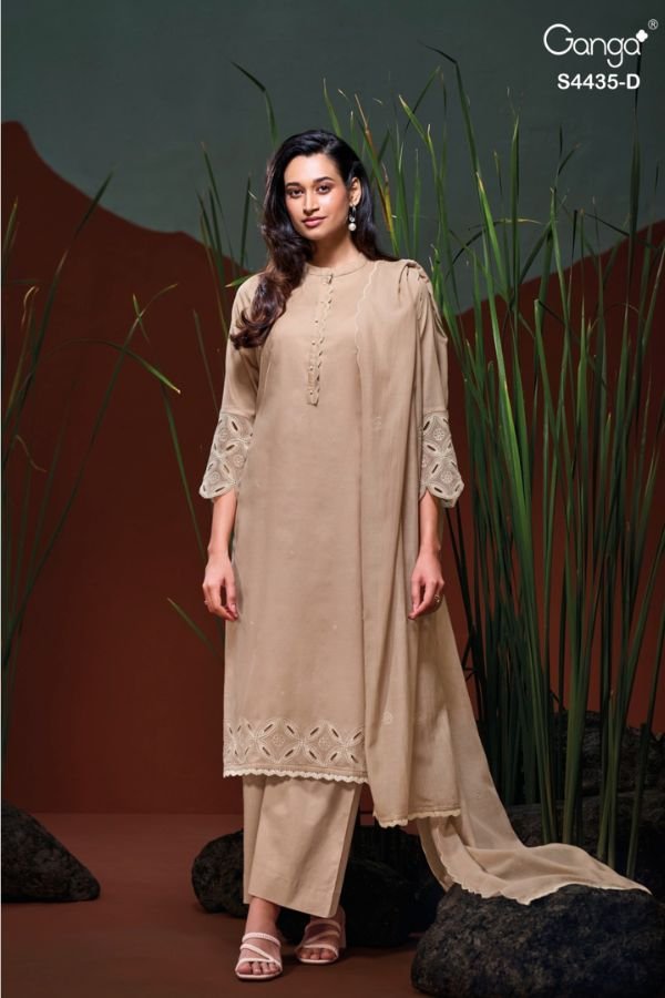 Ganga Fashion Erazya S4435 Mul Ladies Suit S4435-d