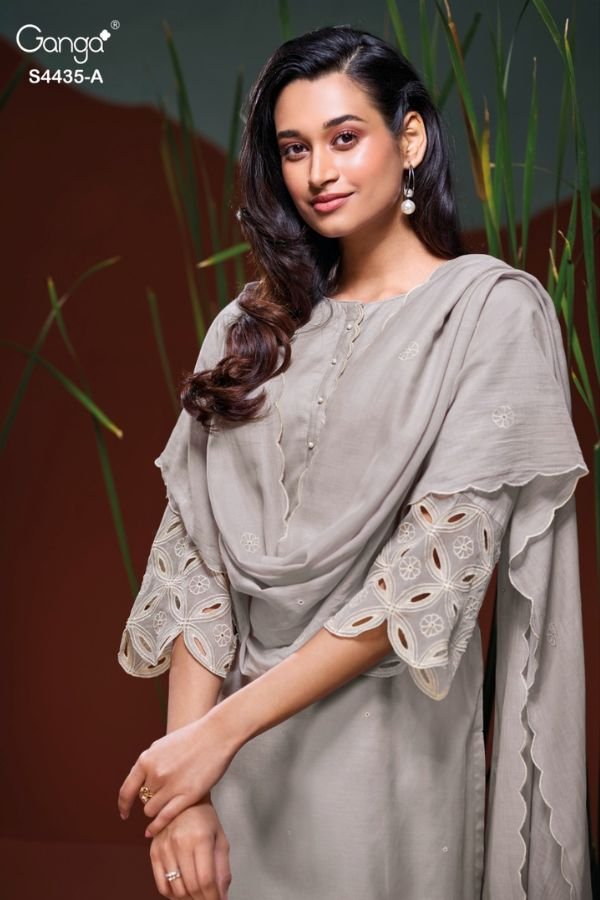 Ganga Fashion Erazya S4435 Mul Ladies Suit S4435-A