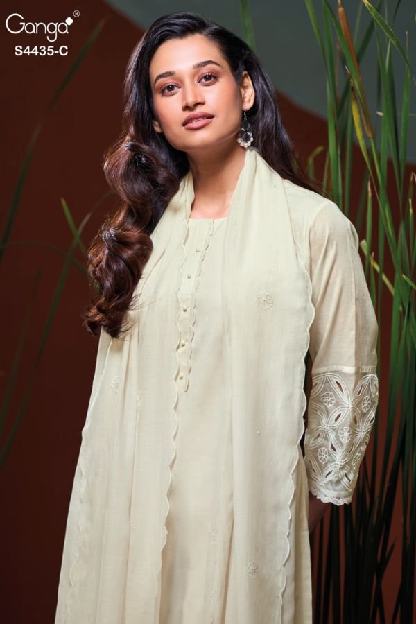 Ganga Fashion Erazya S4435 Mul Ladies Suit S4435-C